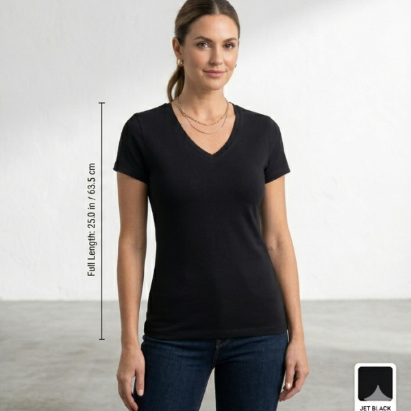 V-Neck Fitted Tee