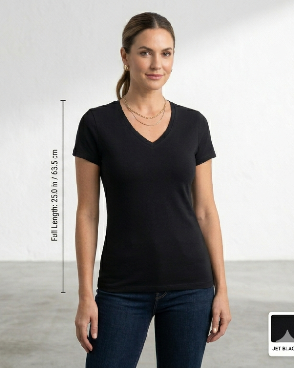 V-Neck Fitted Tee